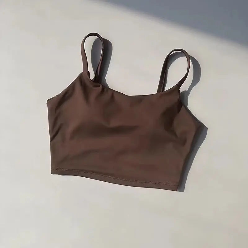 FitTank Brassière Tank Sans Couture Push-Up