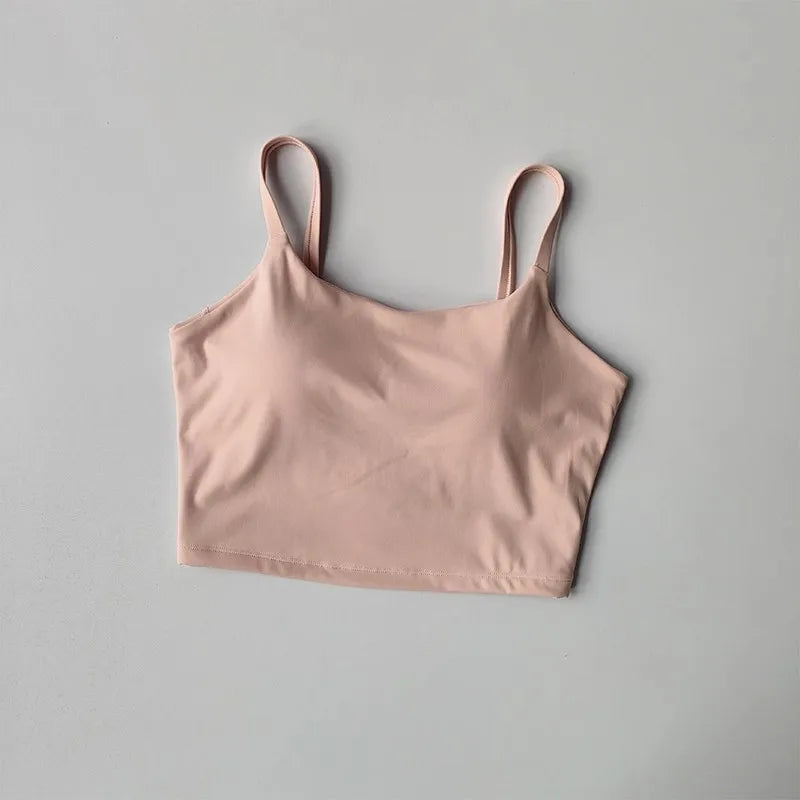 FitTank Brassière Tank Sans Couture Push-Up