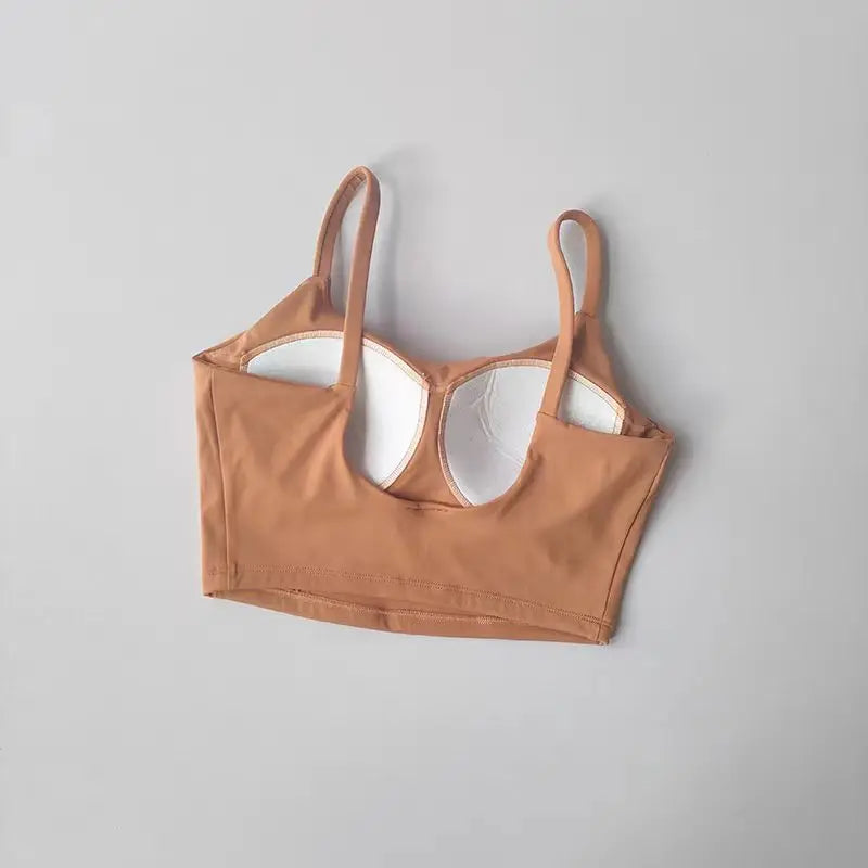 FitTank Brassière Tank Sans Couture Push-Up