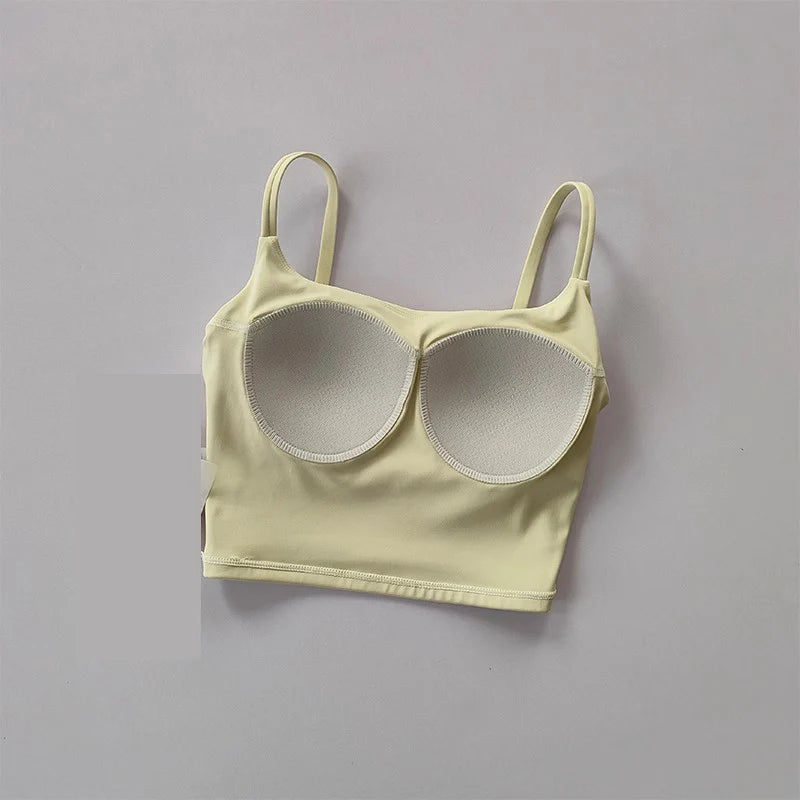 FitTank Brassière Tank Sans Couture Push-Up