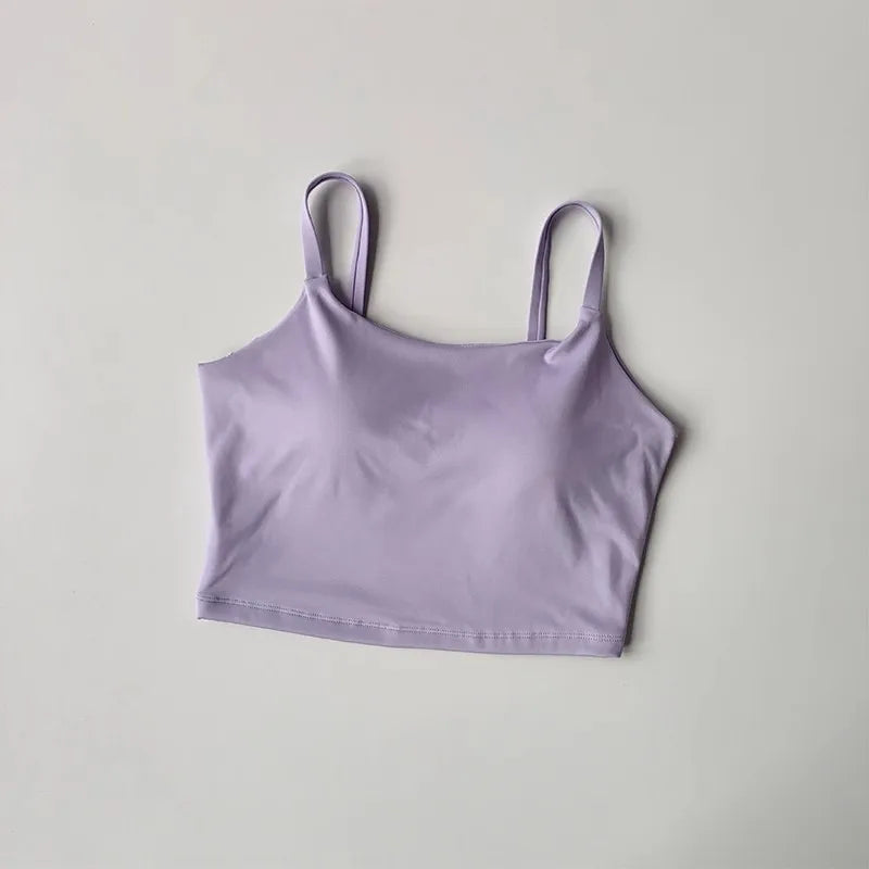 FitTank Brassière Tank Sans Couture Push-Up